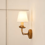 Ashenlynne Fabric Wall Light-Moonnatur
