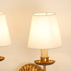 Ashenlynne Fabric Wall Light-Moonnatur