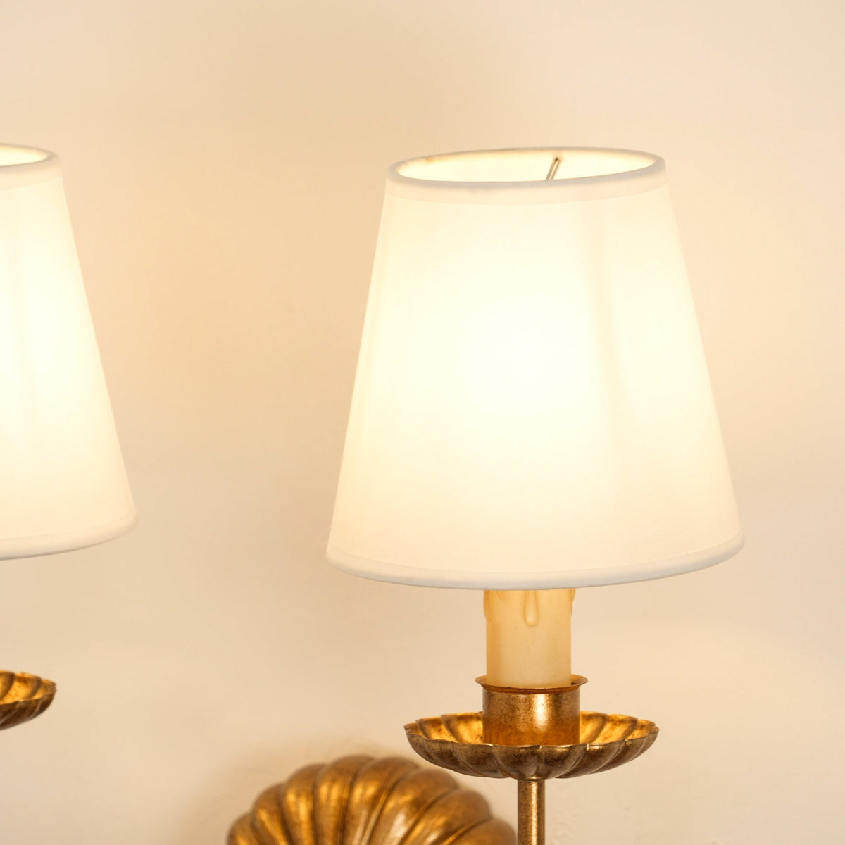 Ashenlynne Fabric Wall Light-Moonnatur