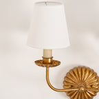 Ashenlynne Fabric Wall Light-Moonnatur
