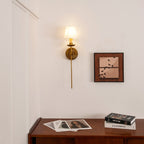 Ashenlynne Fabric Wall Light-Moonnatur