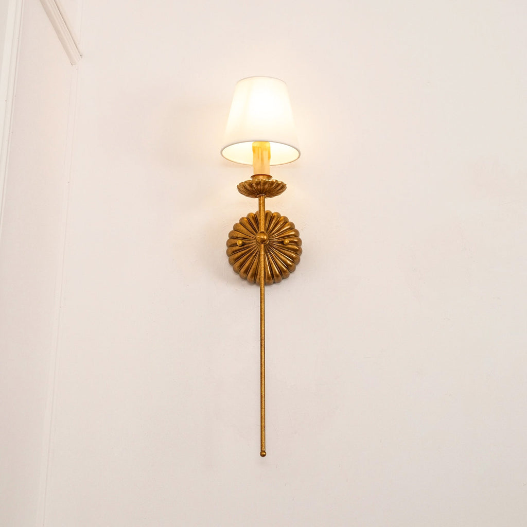 Ashenlynne Fabric Wall Light-Moonnatur