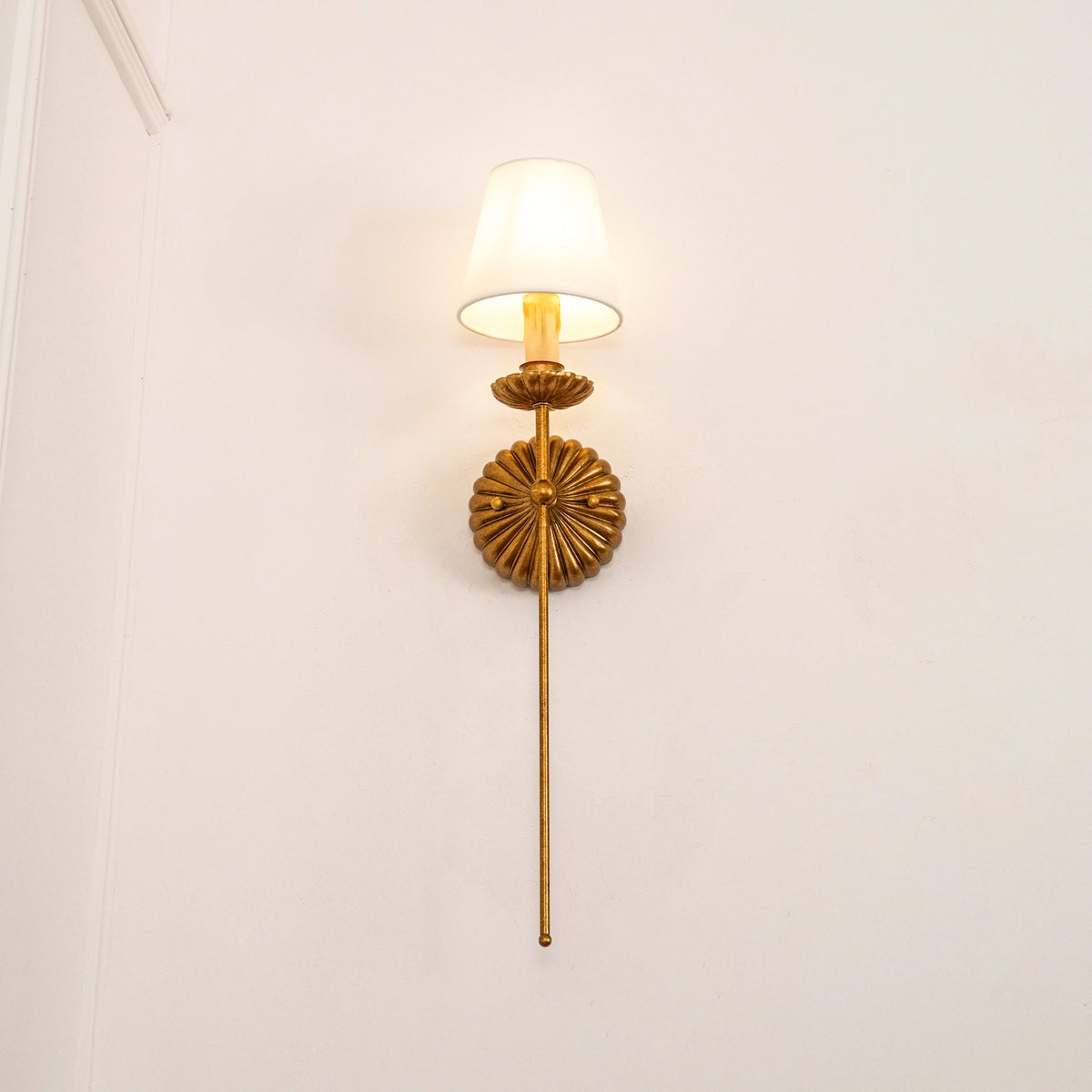 Ashenlynne Fabric Wall Light-Moonnatur