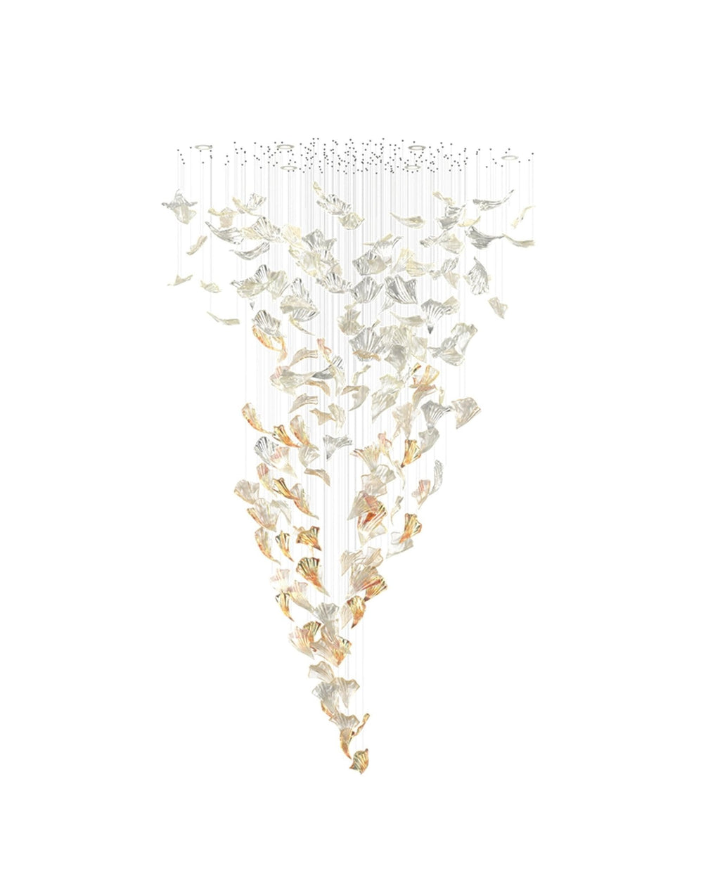 Tevella Glass Chandelier-Moonnatur