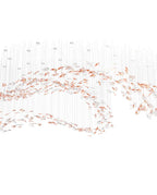 Tevella Glass Chandelier-Moonnatur