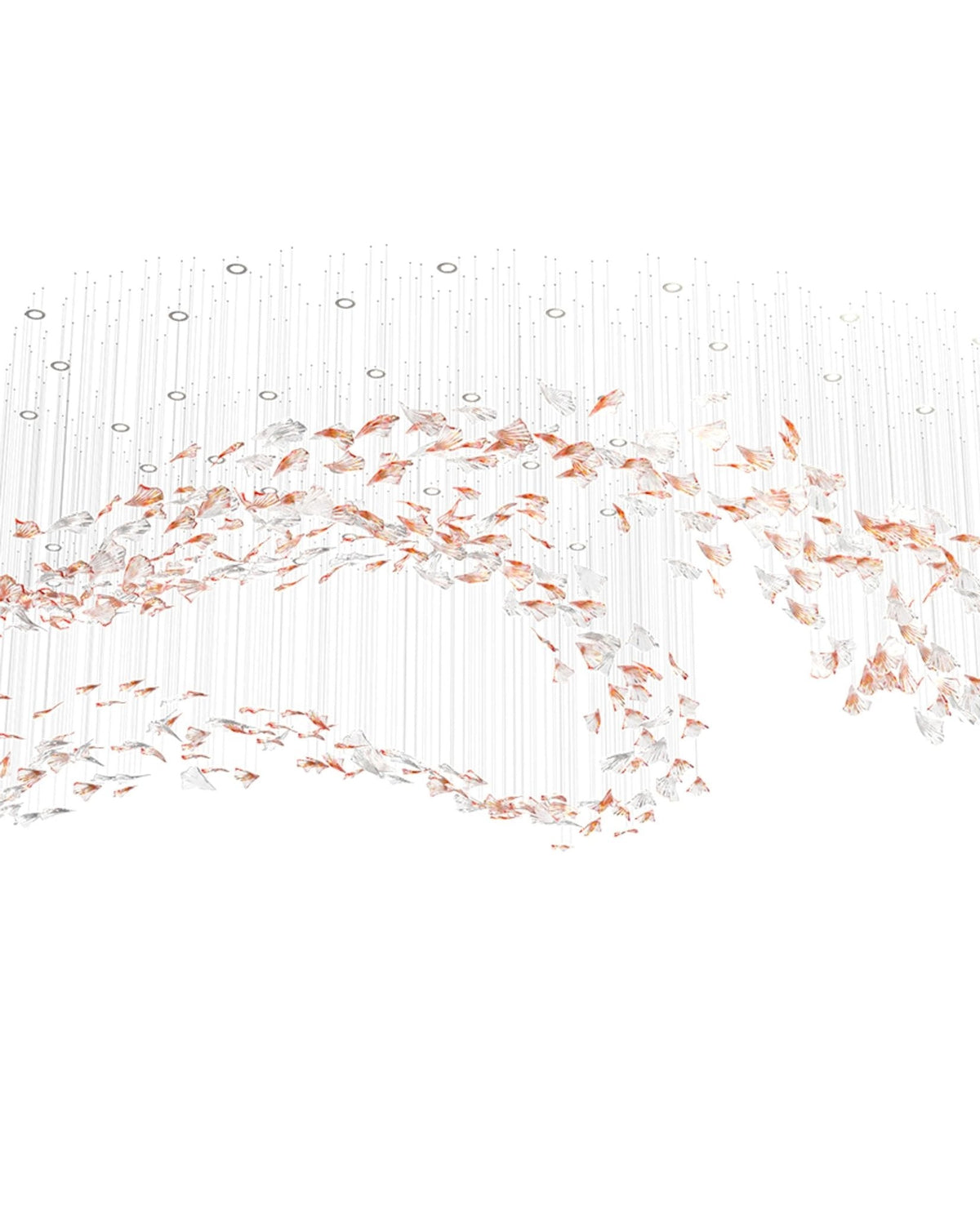 Tevella Glass Chandelier-Moonnatur