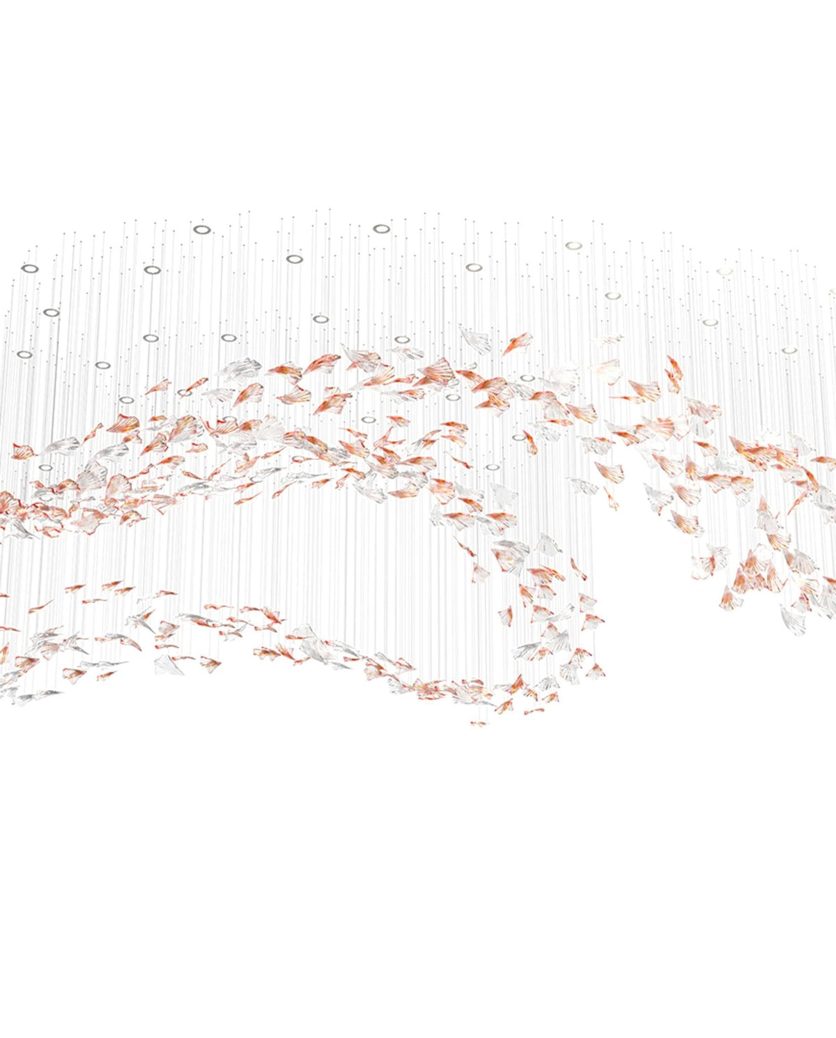 Tevella Glass Chandelier-Moonnatur