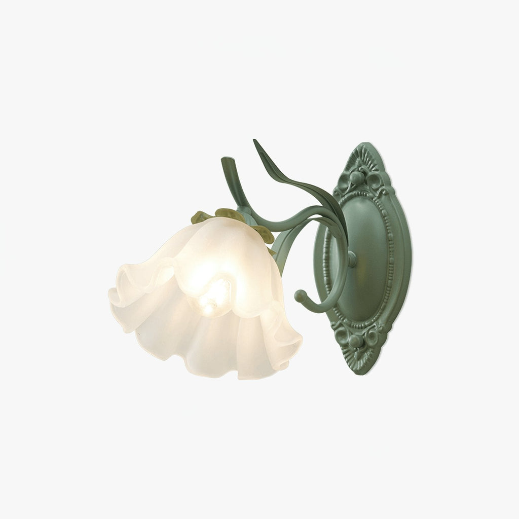Kelmere Glass Wall Light-Moonnatur