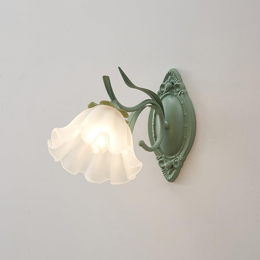 Kelmere Glass Wall Light-Moonnatur