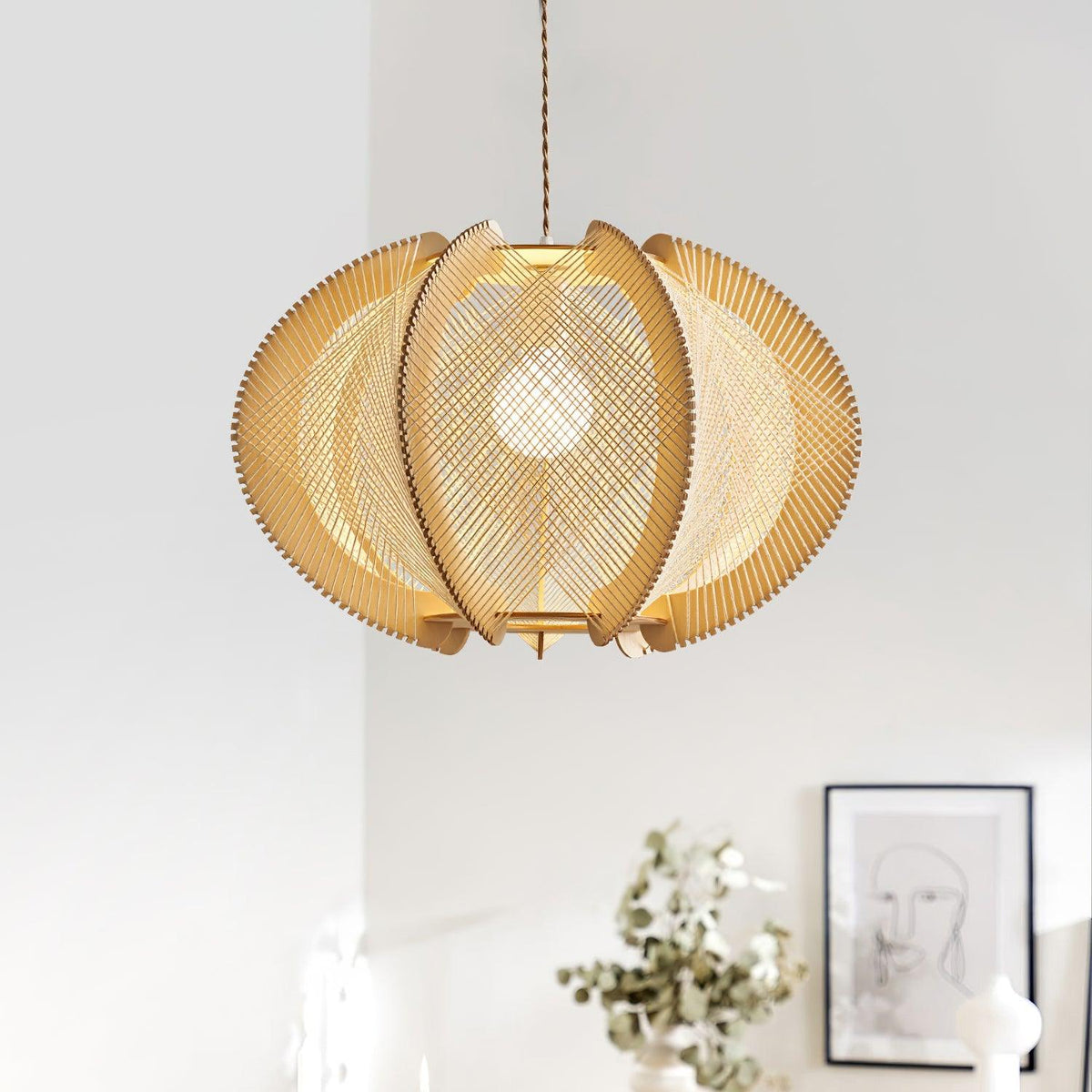 Verdenlyn Hemp Rope Pendant Light-Moonnatur