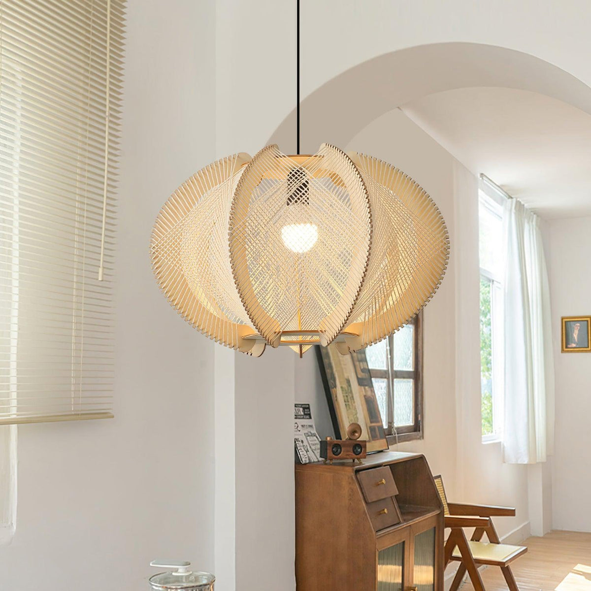 Verdenlyn Hemp Rope Pendant Light-Moonnatur