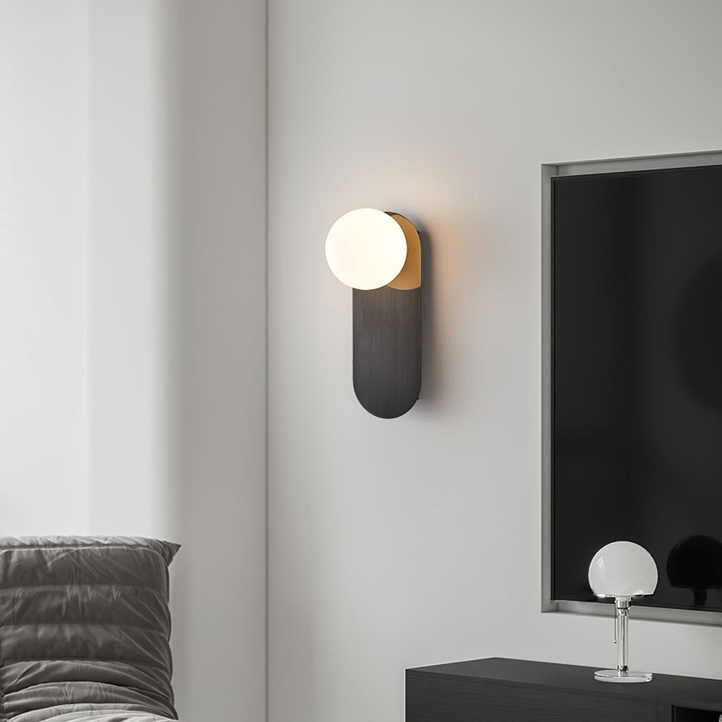 Maelera Glass Wall Light-Moonnatur