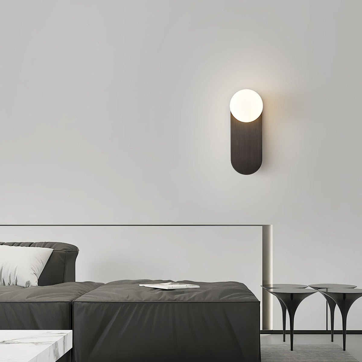 Maelera Glass Wall Light-Moonnatur