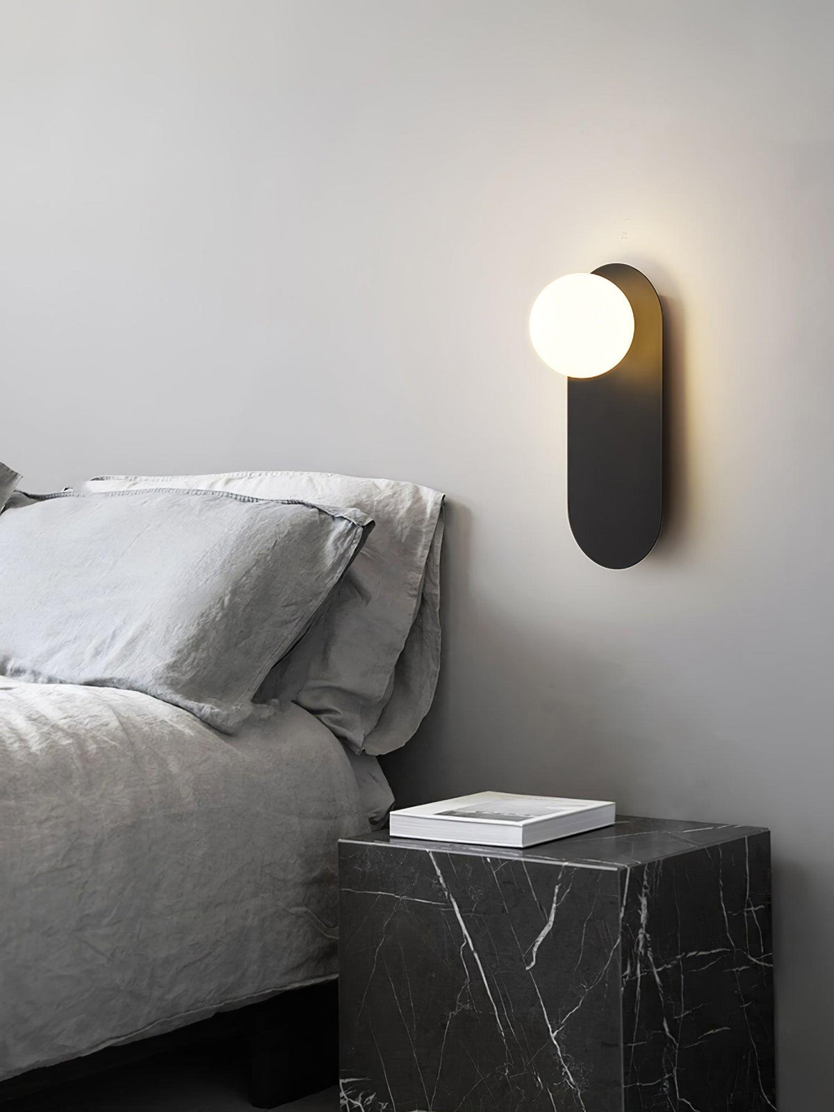 Maelera Glass Wall Light-Moonnatur