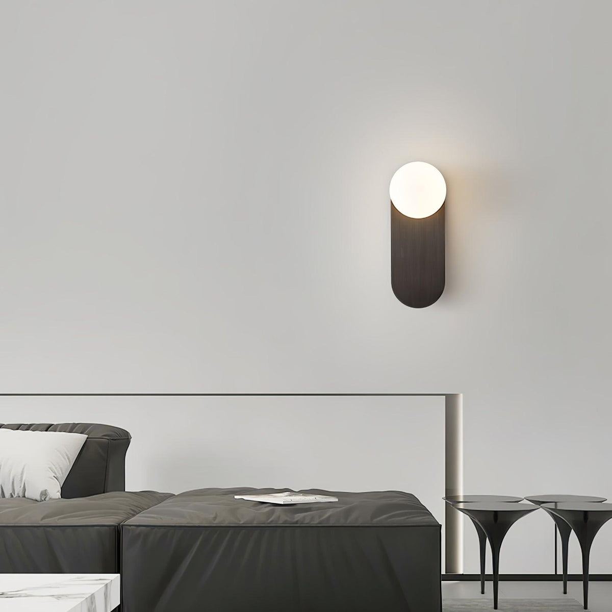 Maelera Glass Wall Light-Moonnatur