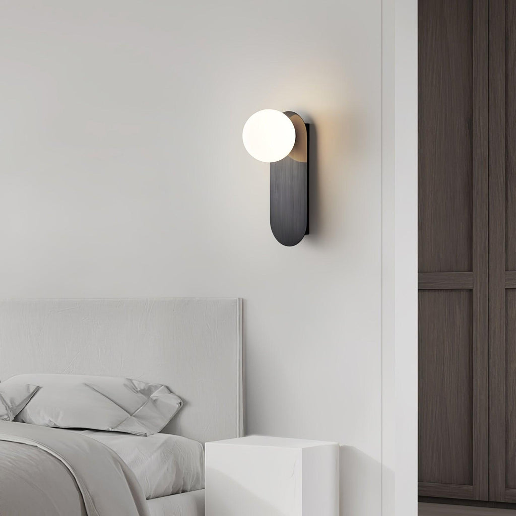 Maelera Glass Wall Light-Moonnatur