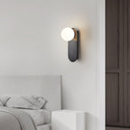 Maelera Glass Wall Light-Moonnatur