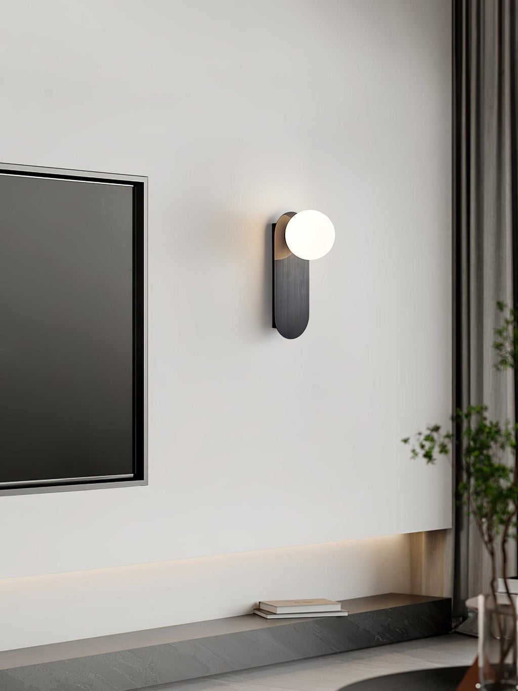 Maelera Glass Wall Light-Moonnatur