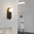 Maelera Glass Wall Light-Moonnatur