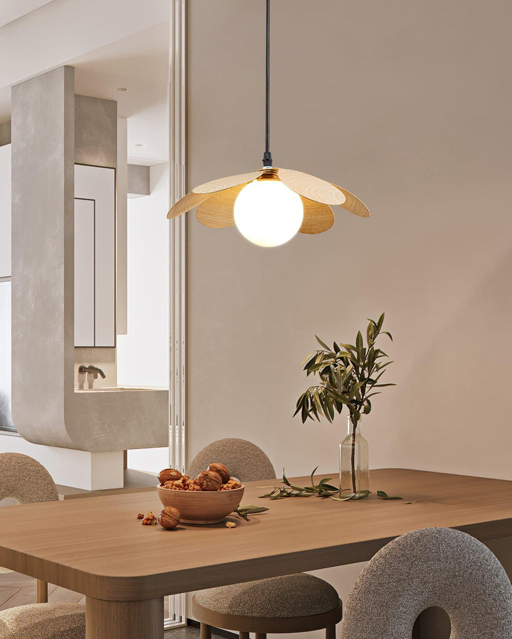 Osmere Glass Pendant Lamp-Moonnatur