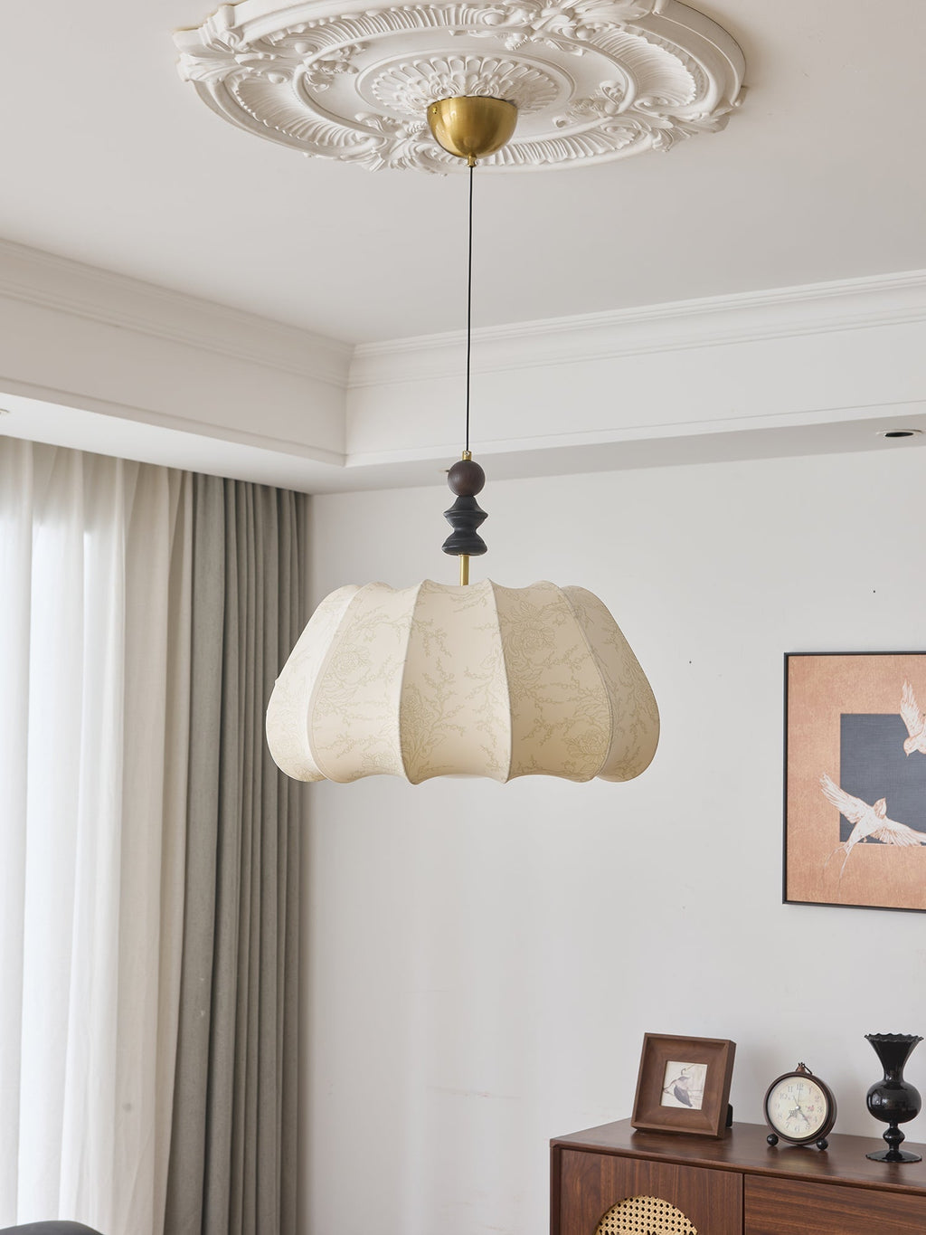 Calderella Fabric Pendant Light-Moonnatur