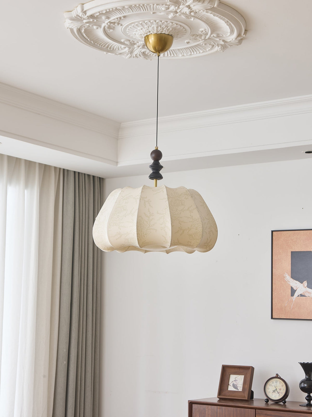 Calderella Fabric Pendant Light-Moonnatur