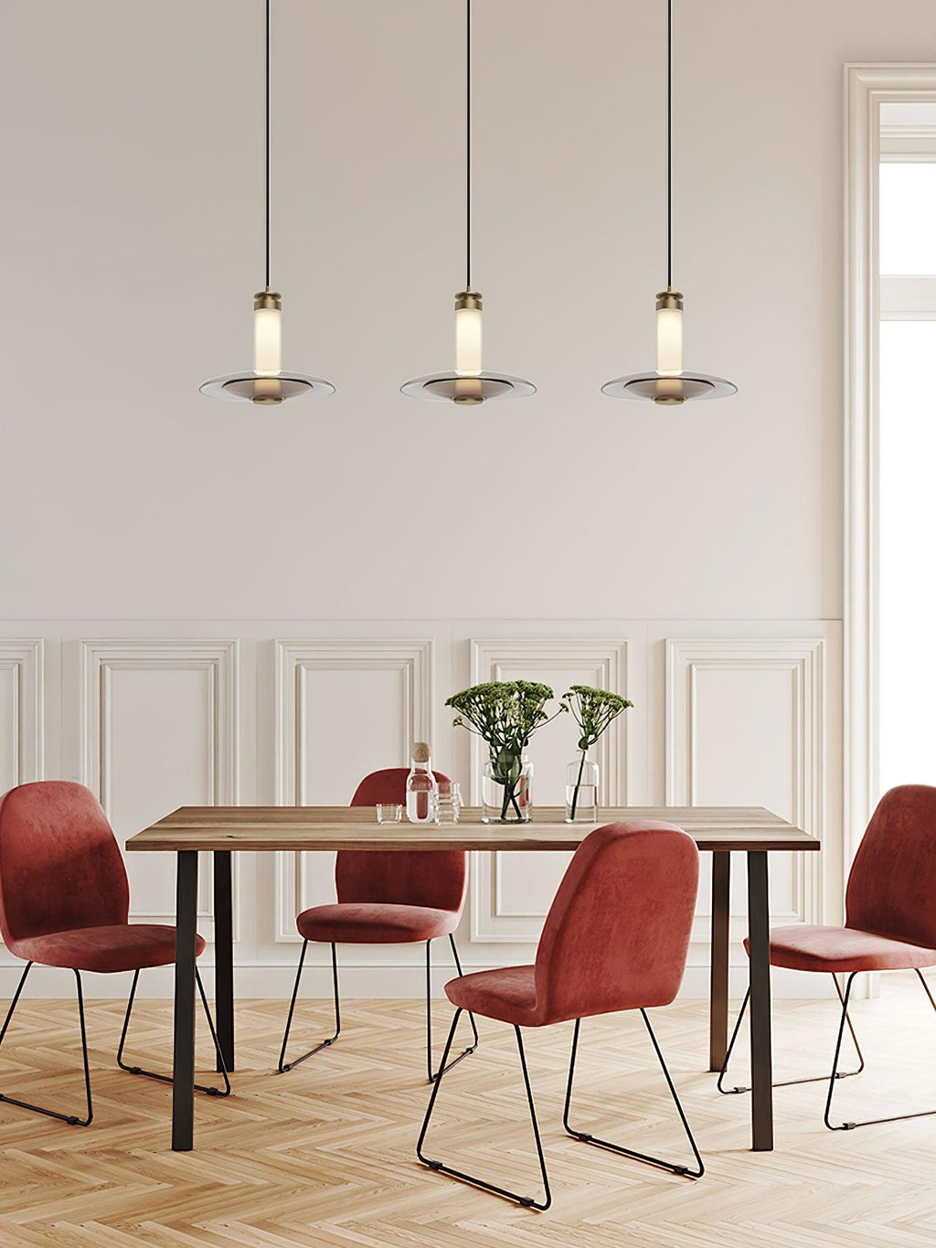 Gavessa Glass Pendant Light-Moonnatur