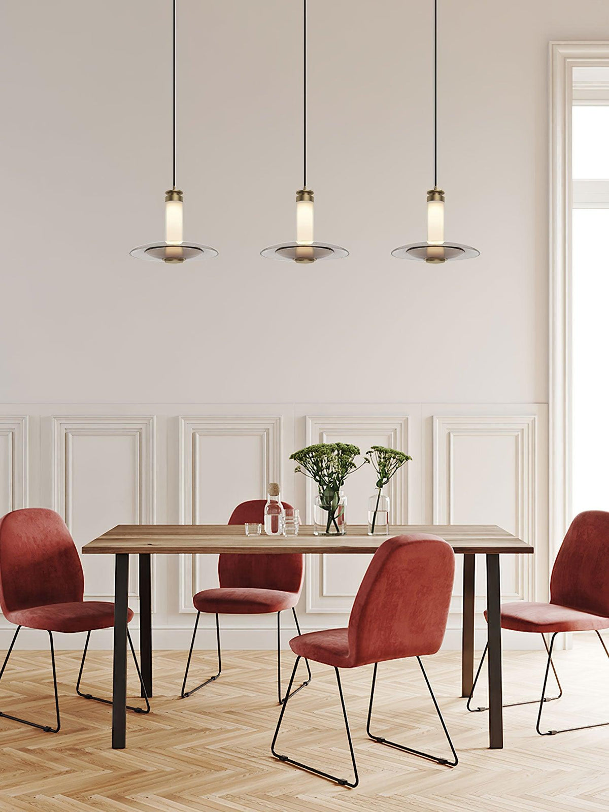 Gavessa Glass Pendant Light-Moonnatur
