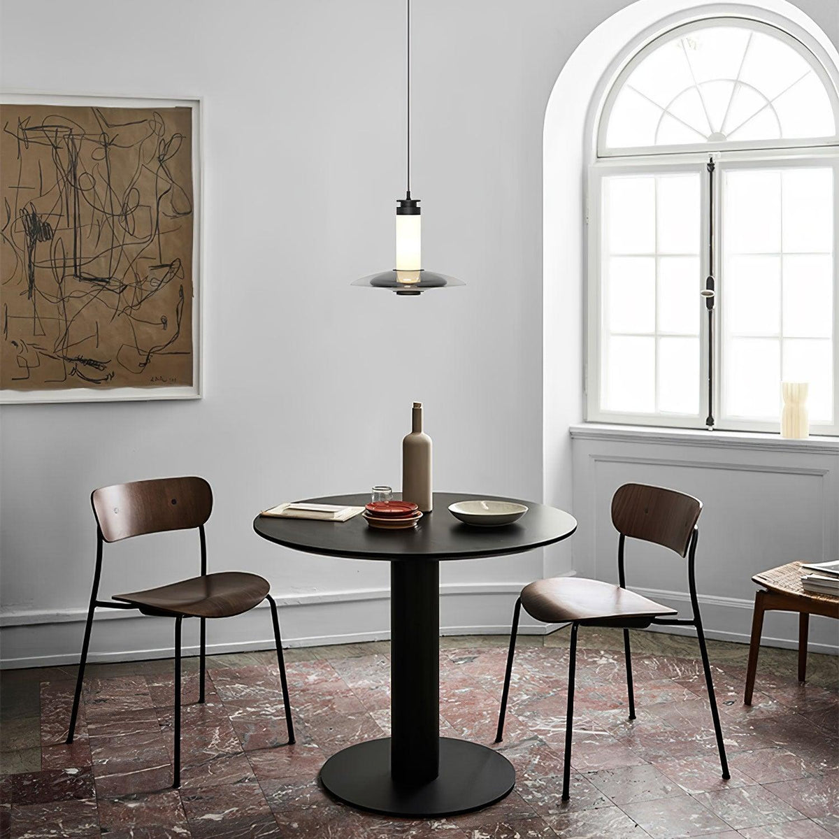 Gavessa Glass Pendant Light-Moonnatur