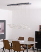 Qamora Crystal Chandelier-Moonnatur