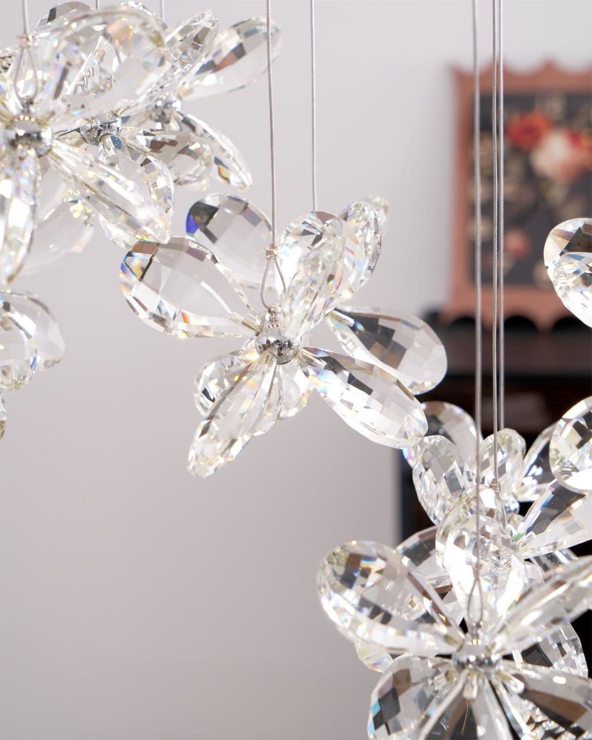 Qamora Crystal Chandelier-Moonnatur
