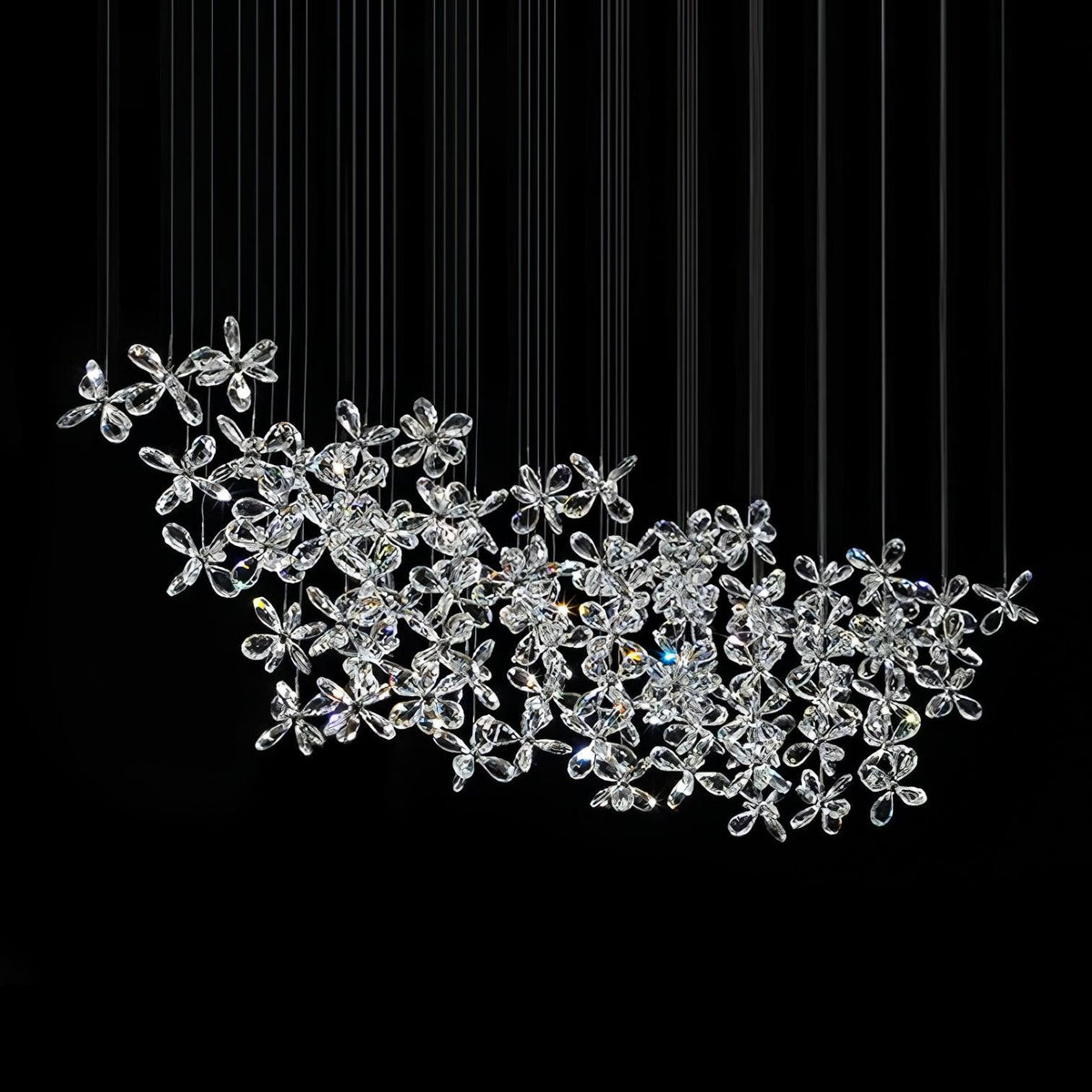 Qamora Crystal Chandelier-Moonnatur