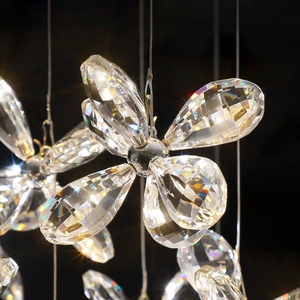 Qamora Crystal Chandelier-Moonnatur