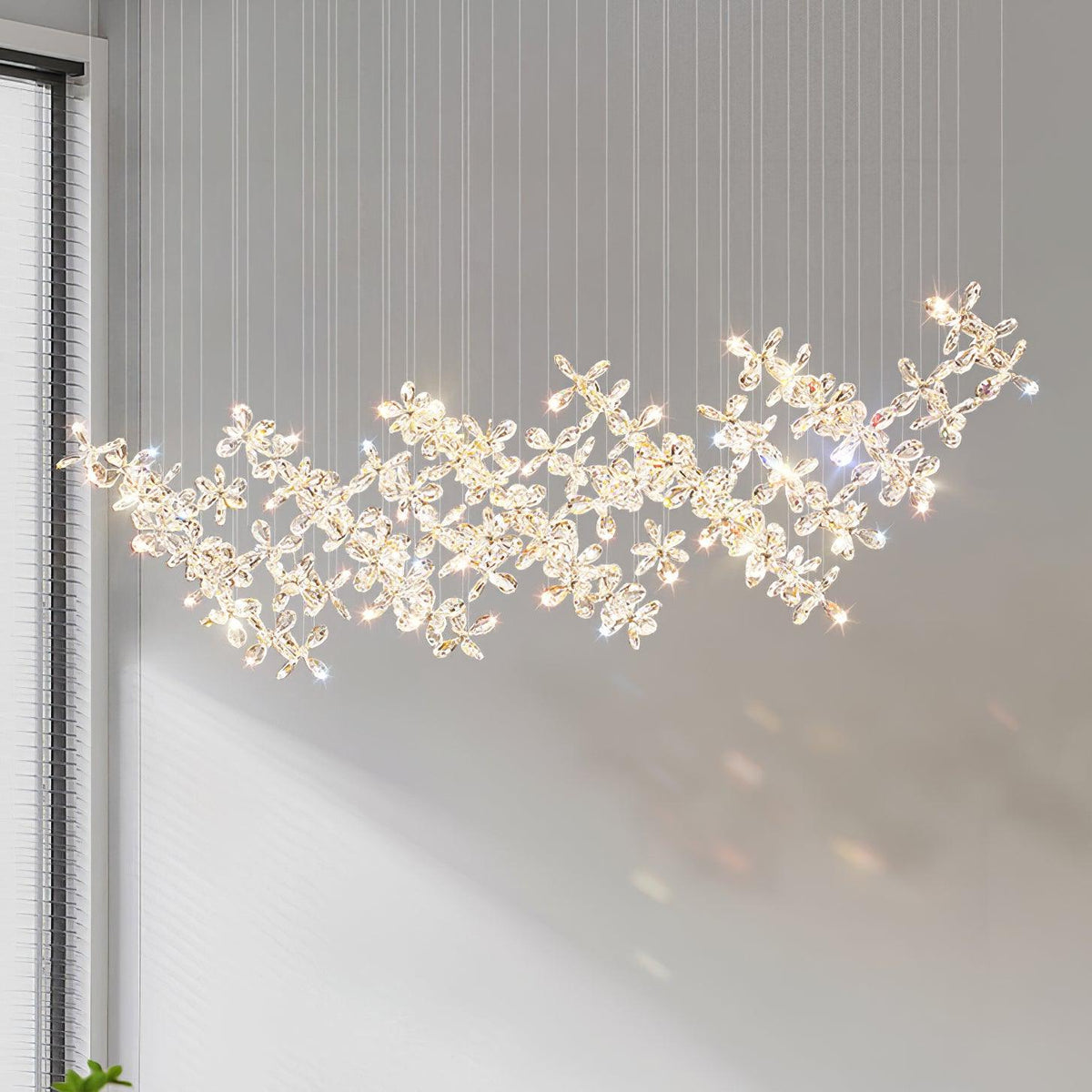 Qamora Crystal Chandelier-Moonnatur