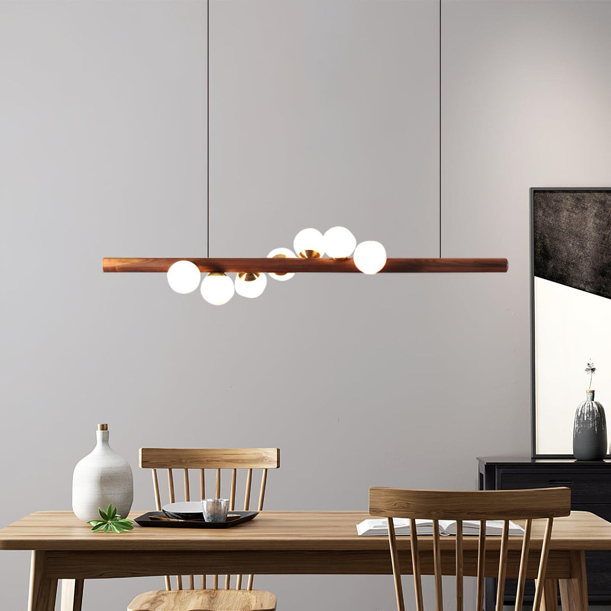 Kavora Wood Pendant Light-Moonnatur