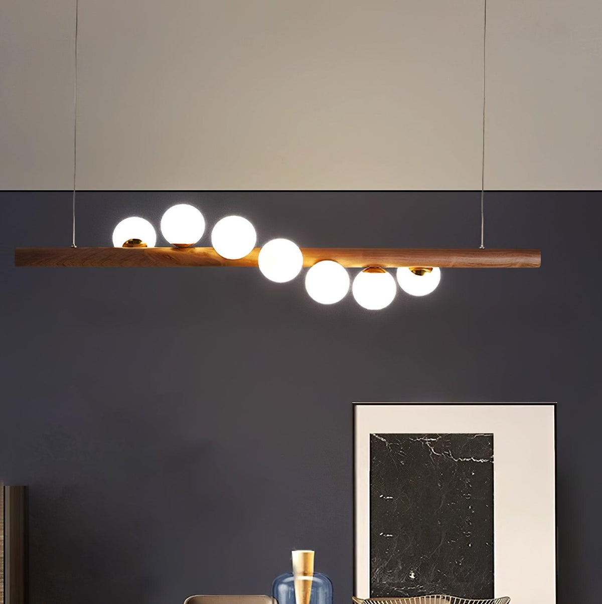 Kavora Wood Pendant Light-Moonnatur