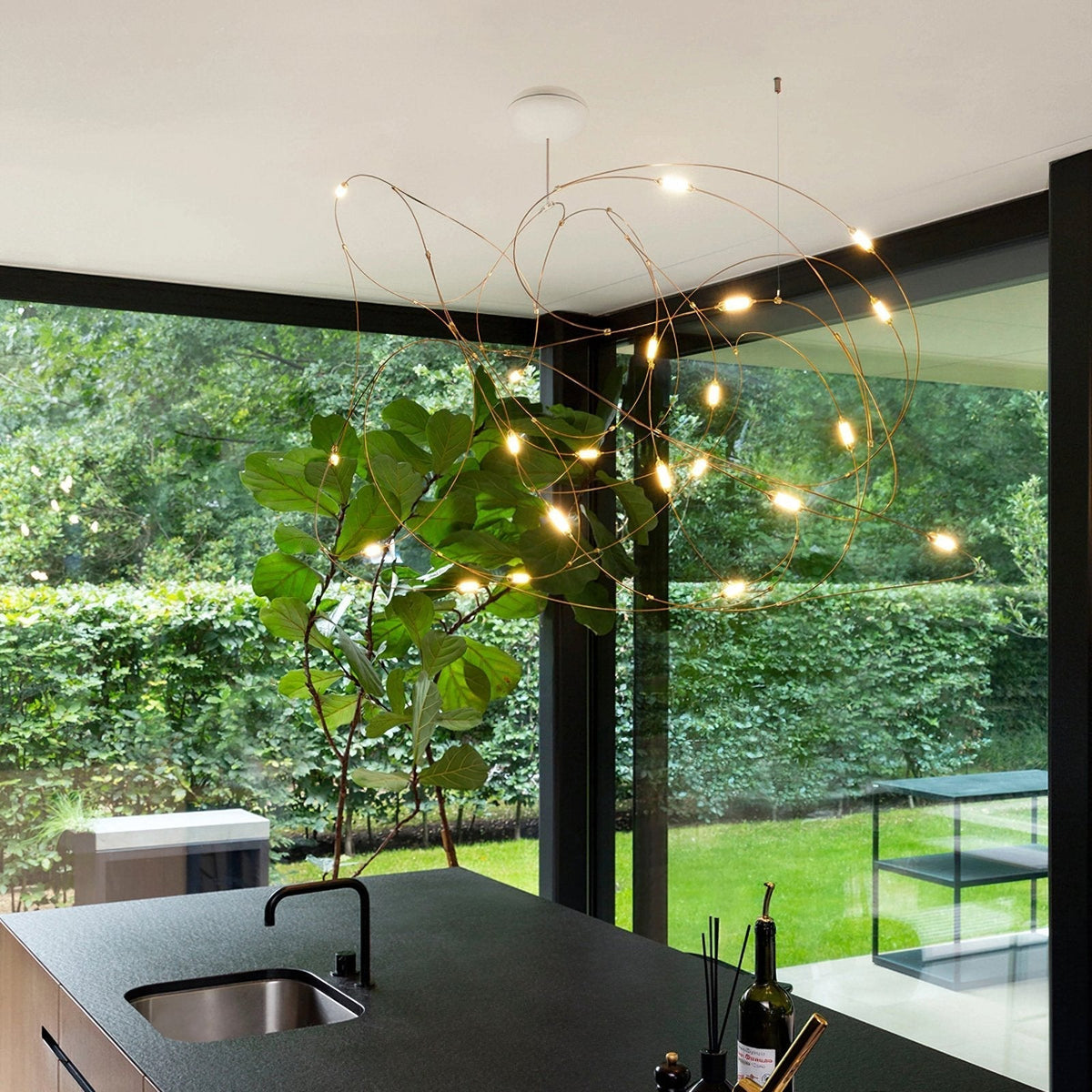 Loweniel Polycarbonate Pendant Light-Moonnatur