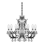 Fervella Crystal Chandelier-Moonnatur