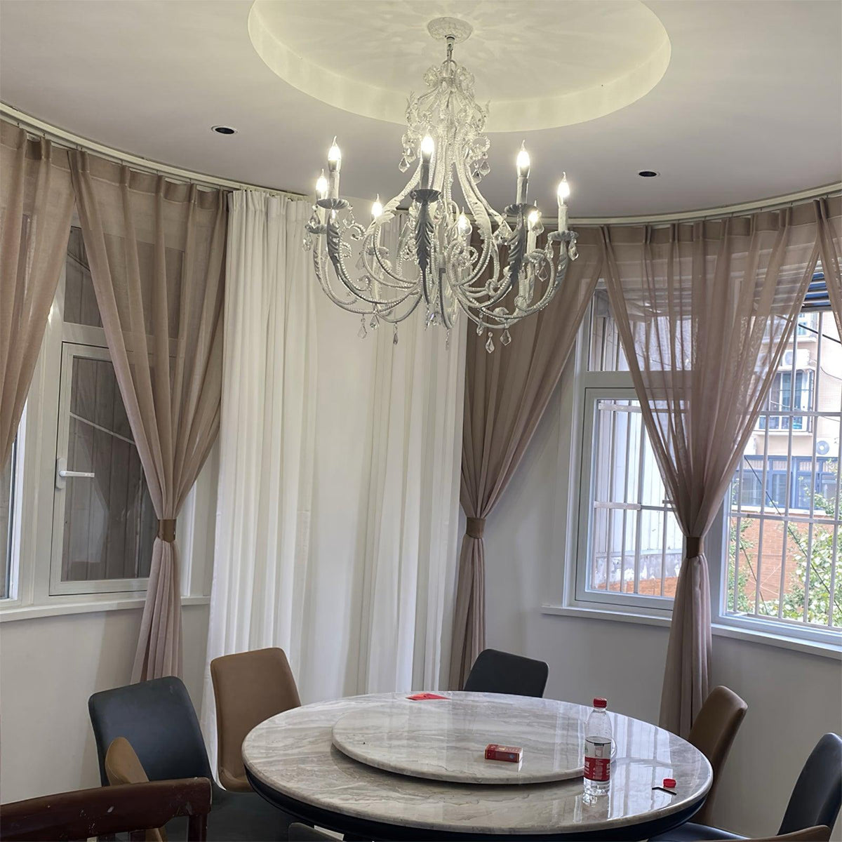 Fervella Crystal Chandelier-Moonnatur
