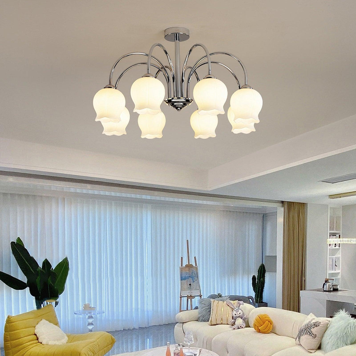 Ardenwyn Glass Chandelier-Moonnatur