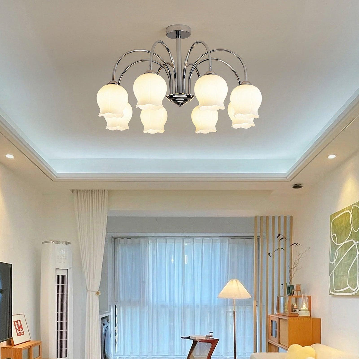 Ardenwyn Glass Chandelier-Moonnatur