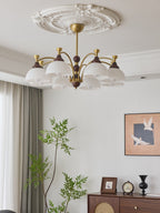 Garrowenna Wood Chandelier-Moonnatur