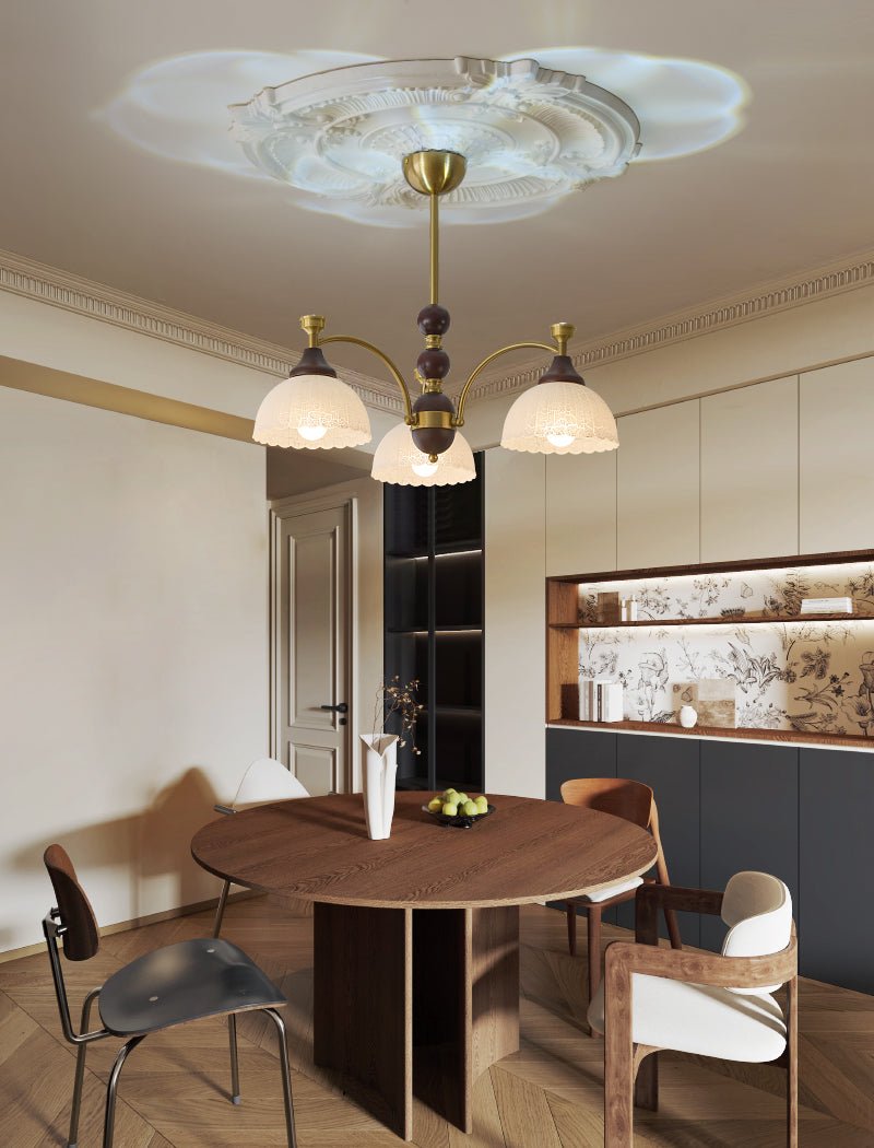 Garrowenna Wood Chandelier-Moonnatur