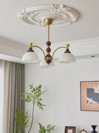 Garrowenna Wood Chandelier-Moonnatur