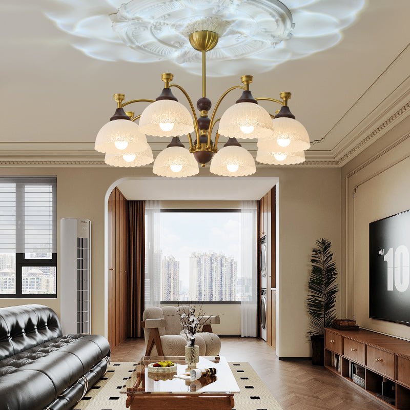 Garrowenna Wood Chandelier-Moonnatur