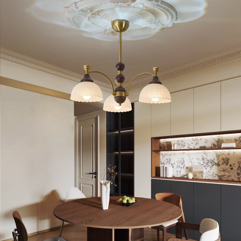 Garrowenna Wood Chandelier-Moonnatur
