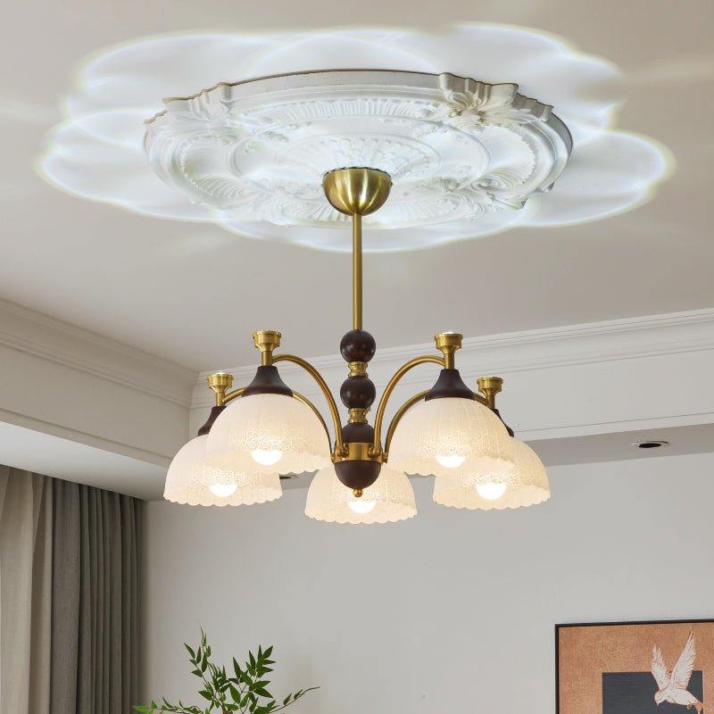 Garrowenna Wood Chandelier-Moonnatur