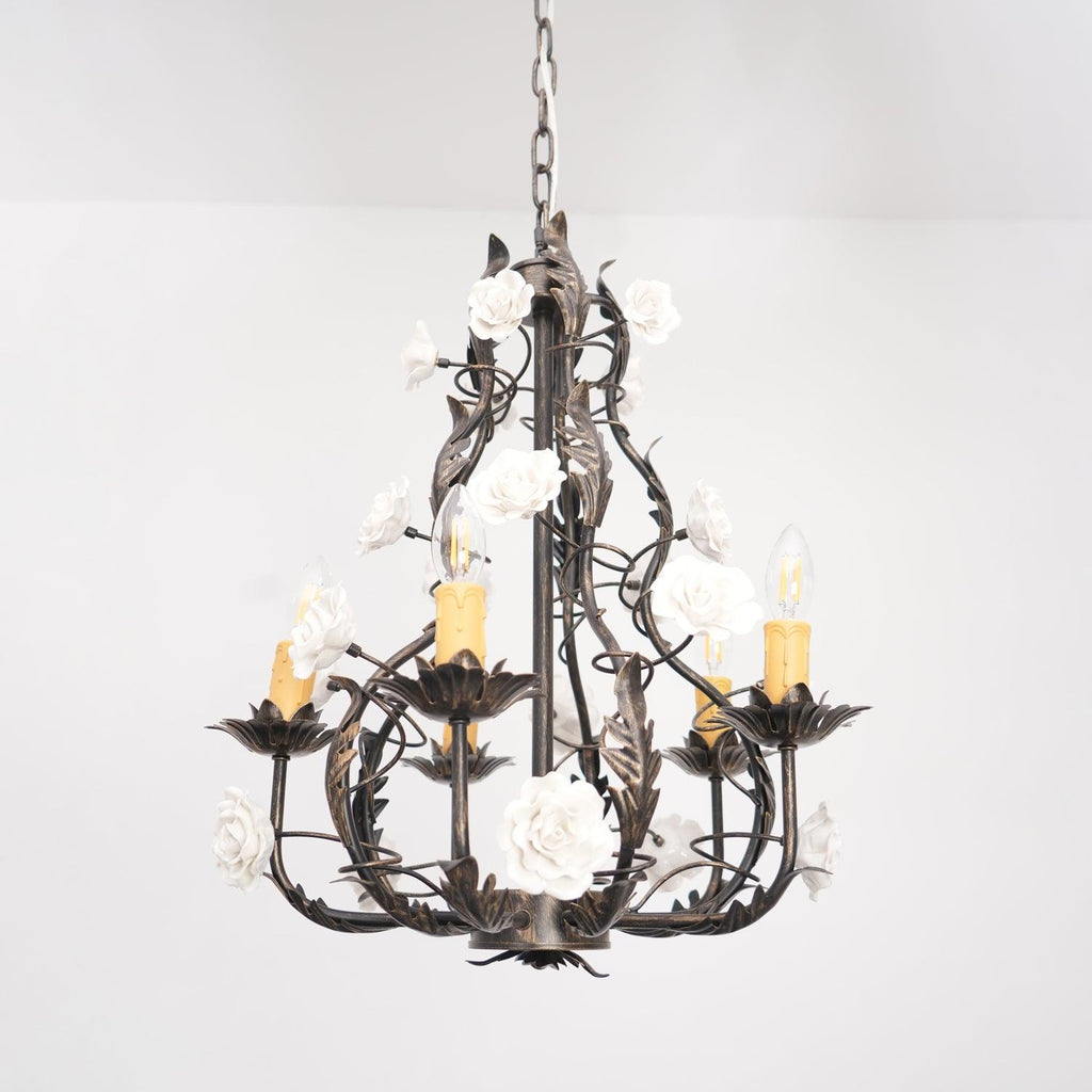 Erlenoria Ceramic Chandelier-Moonnatur