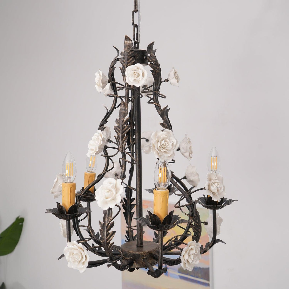 Erlenoria Ceramic Chandelier-Moonnatur
