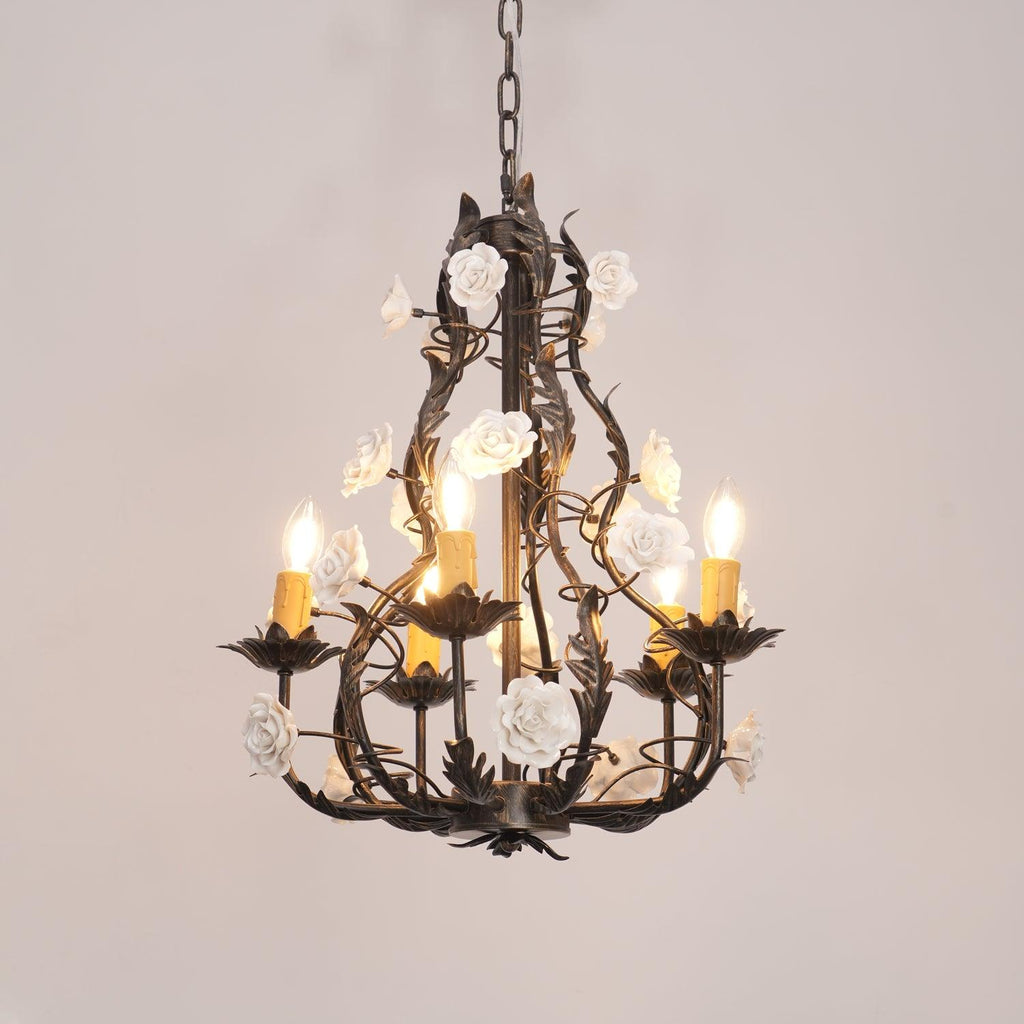 Erlenoria Ceramic Chandelier-Moonnatur